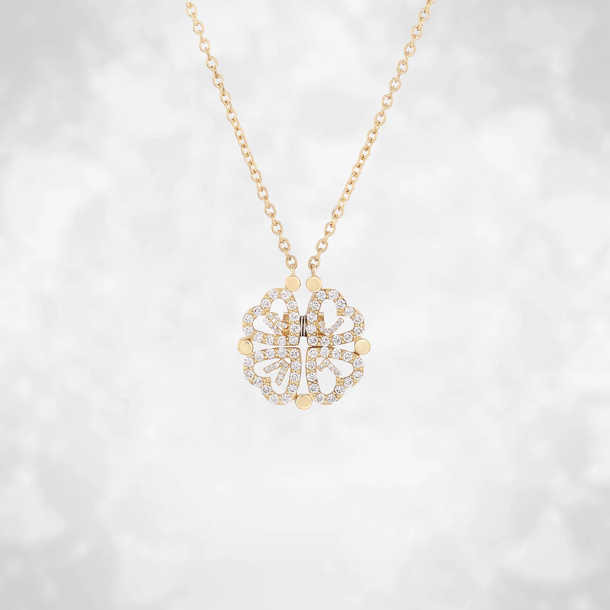 Flower Letters Necklace
