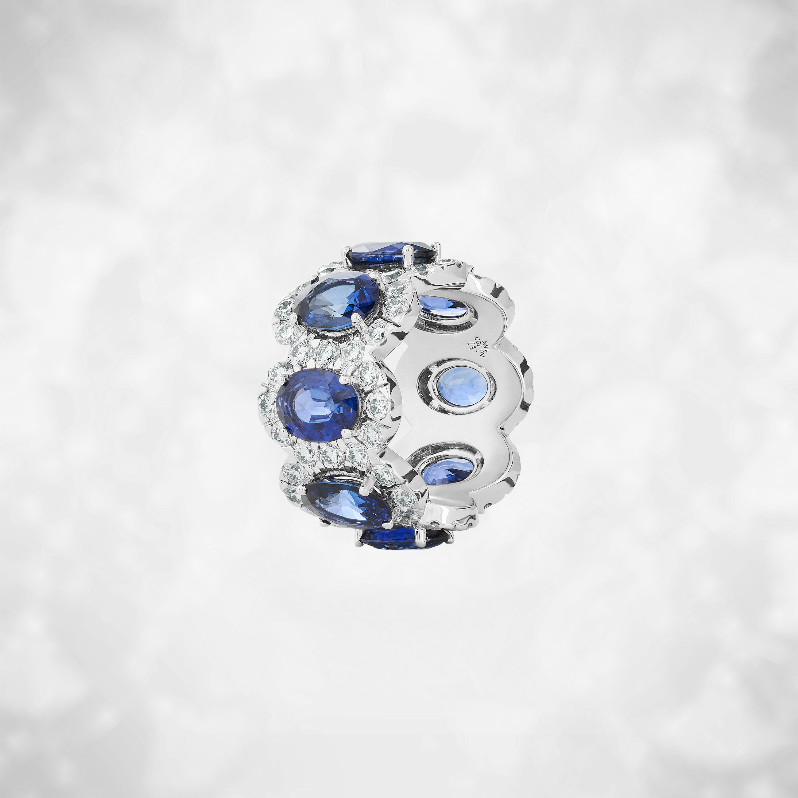 Sapphires Ring Band