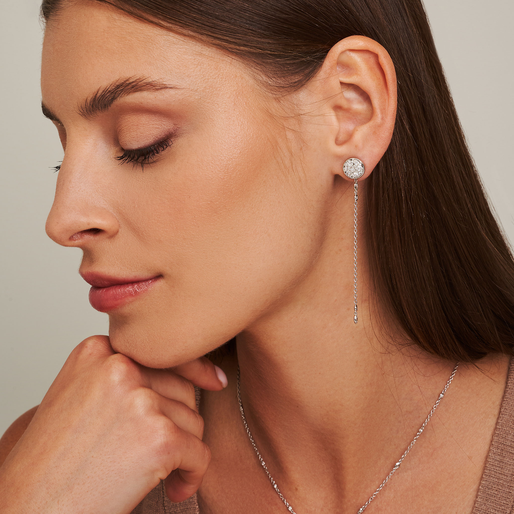 mc16e1 round signet 2 in 1 drop stud earrings jewels