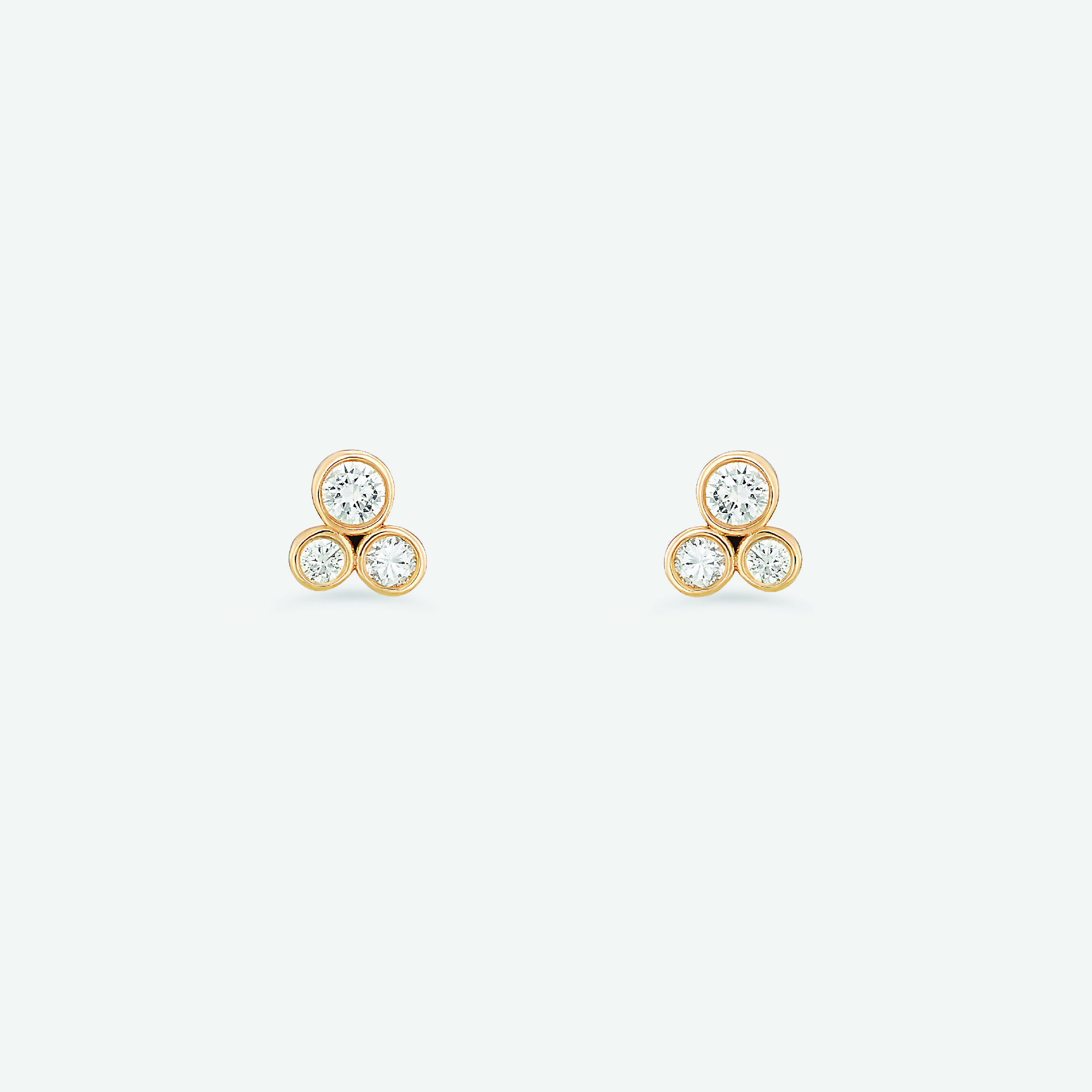 m20e3 orbital diamond stud earrings ii jewels