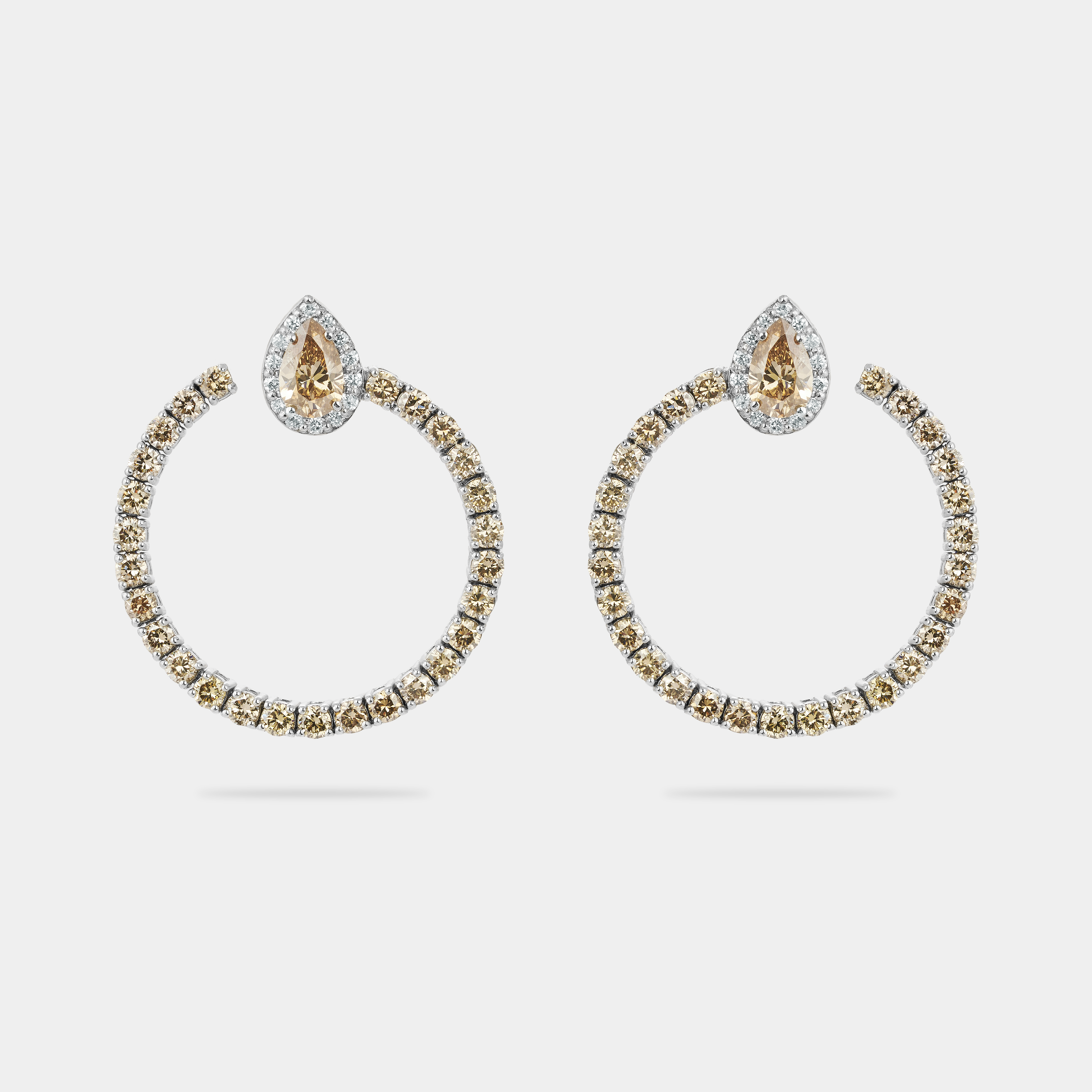 m33e2 medusa brown earrings jewels