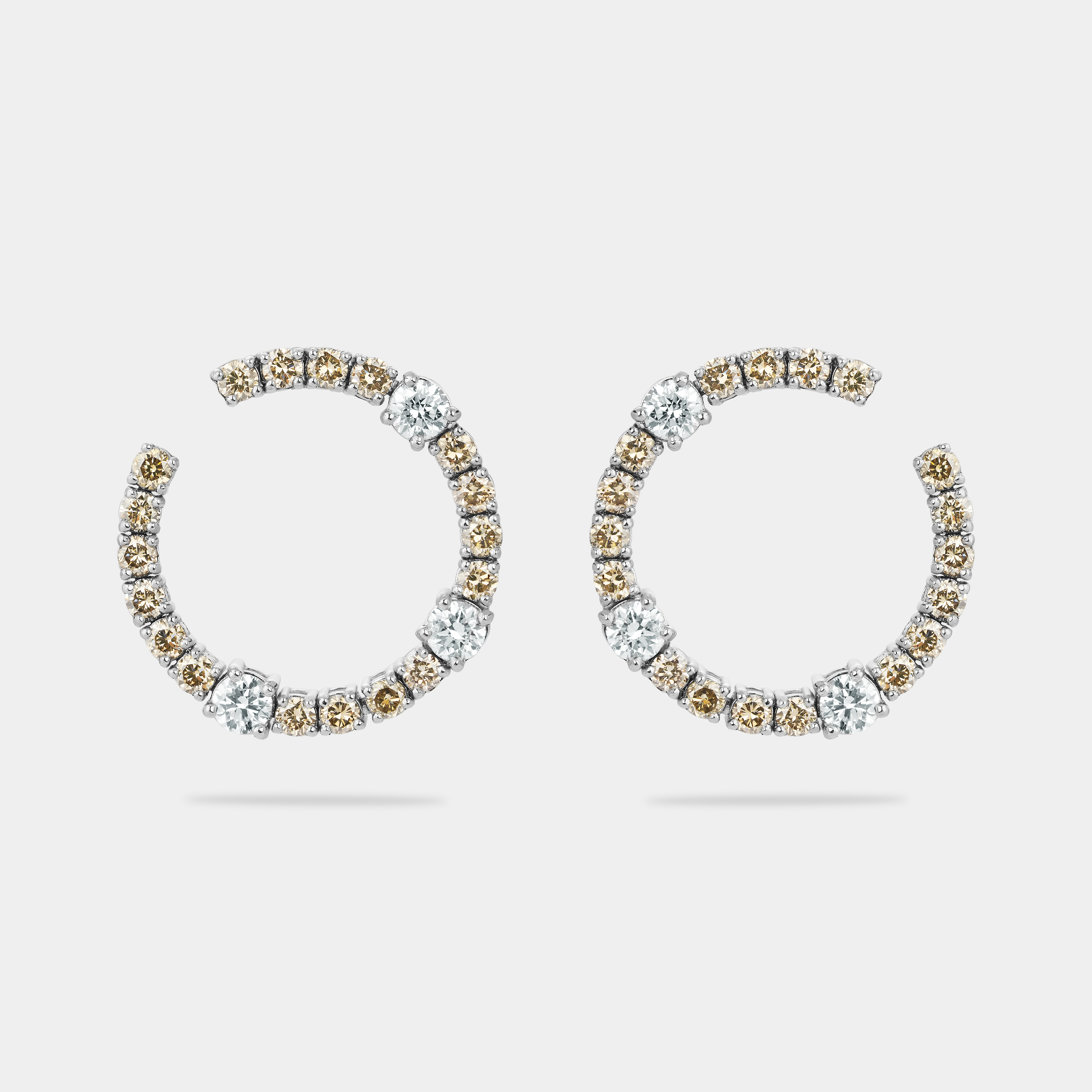 m32e2 embrace brown earrings jewels