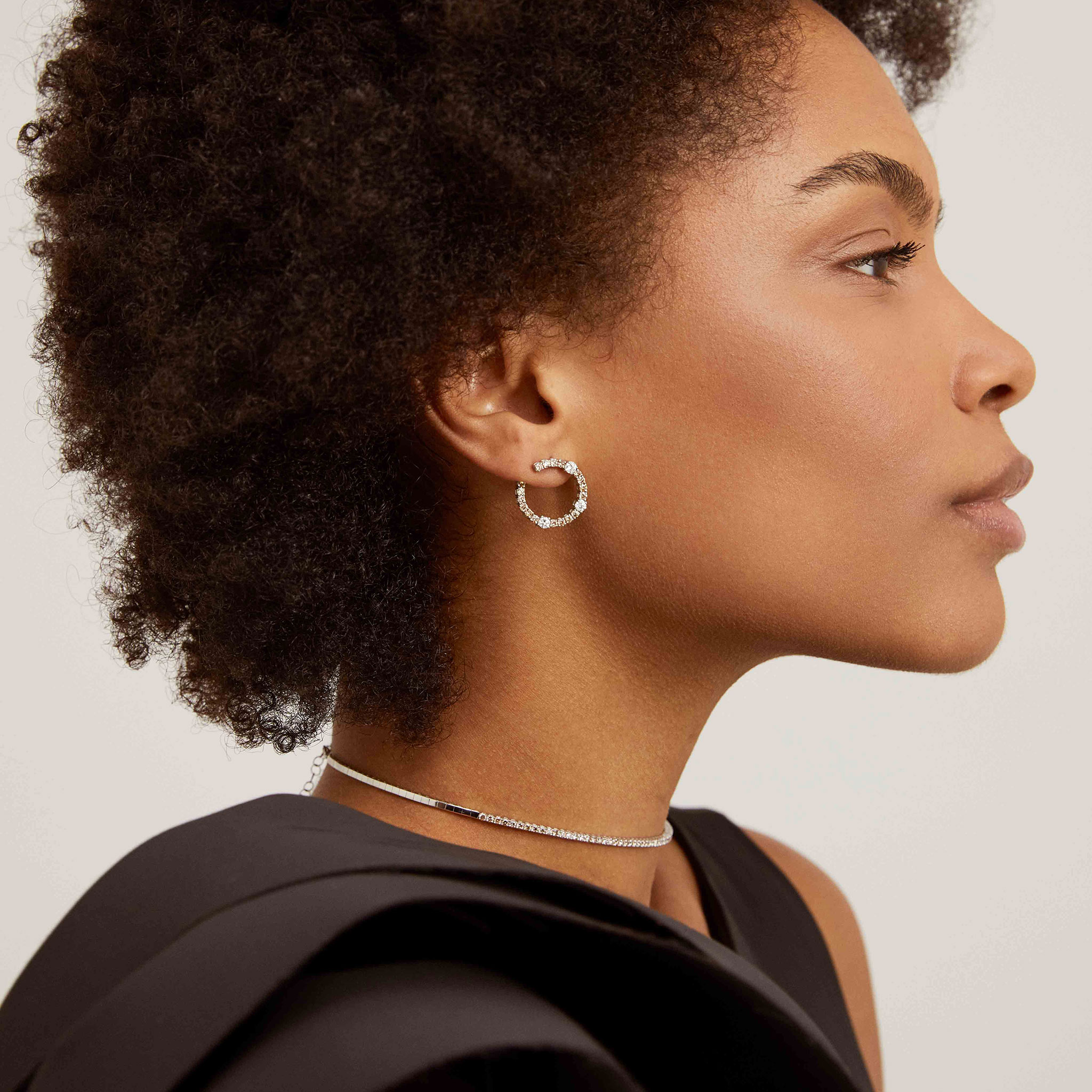 m32e2 embrace brown earrings jewels