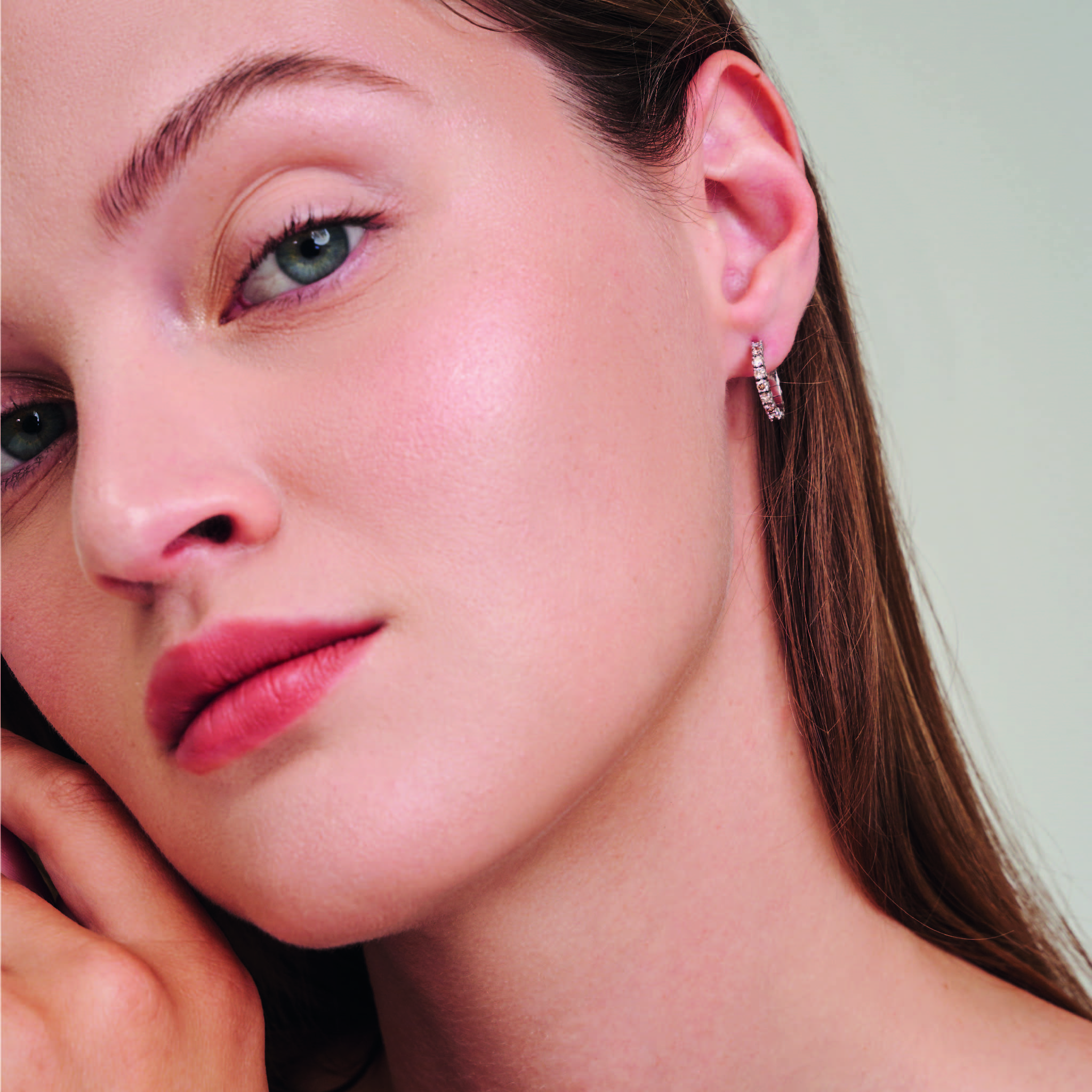 m32e6 embrace brown big hoops jewels