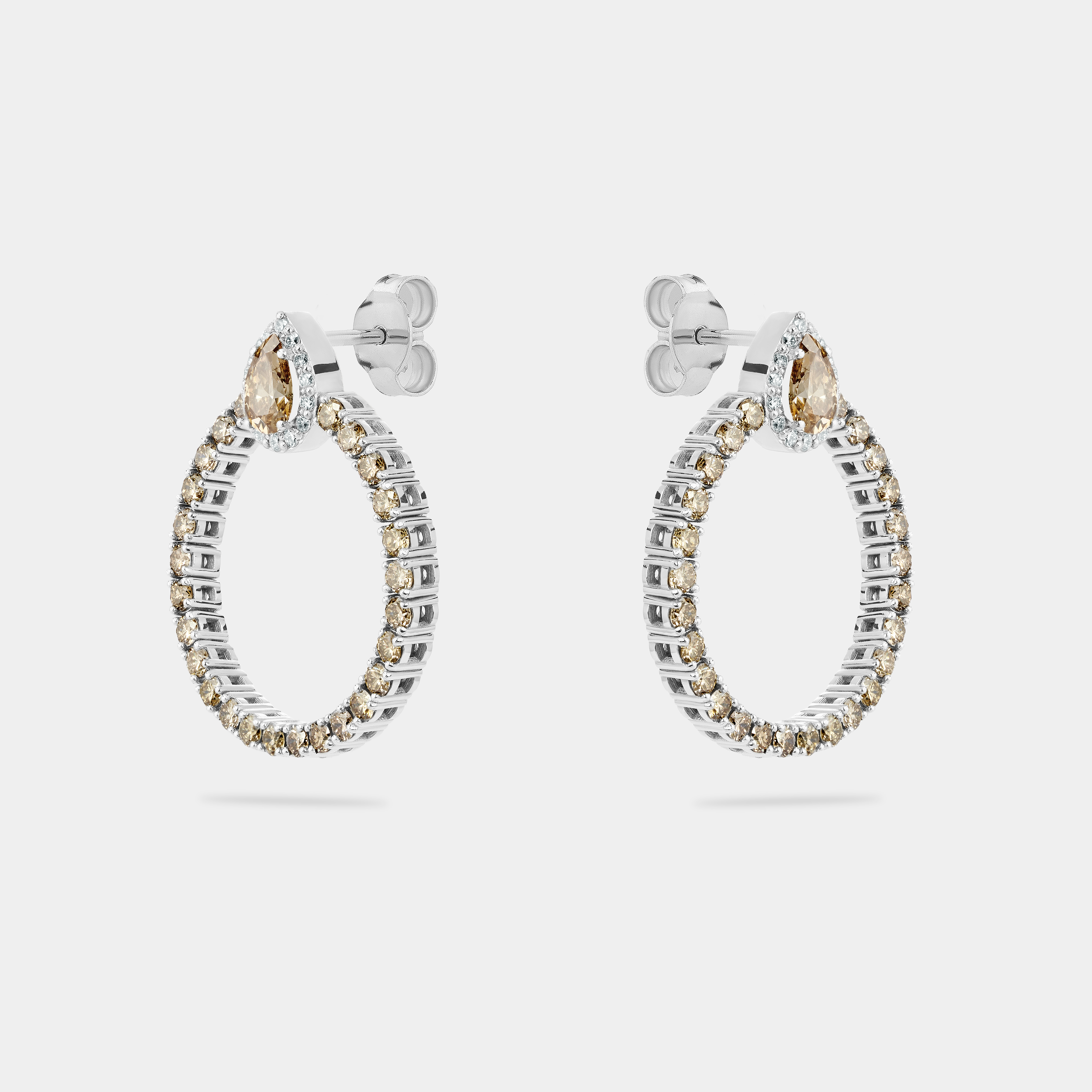 Medusa Brown Earrings