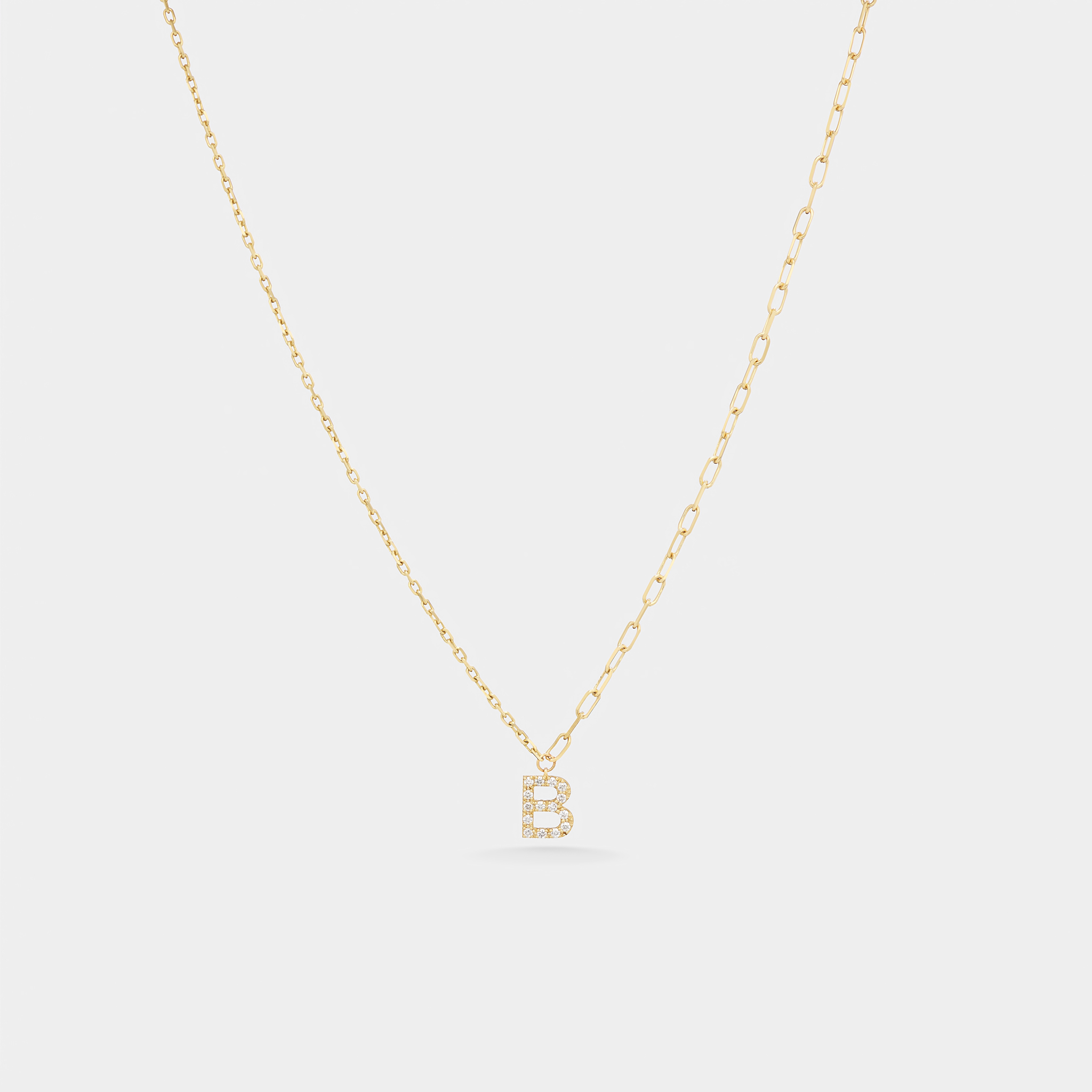 m29n4 letter mix necklace jewels