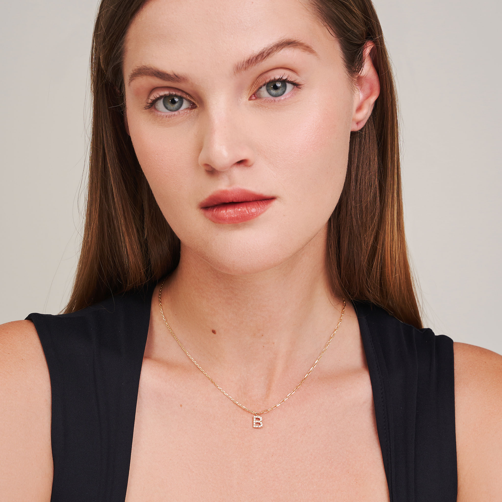 m29n4 letter mix necklace jewels