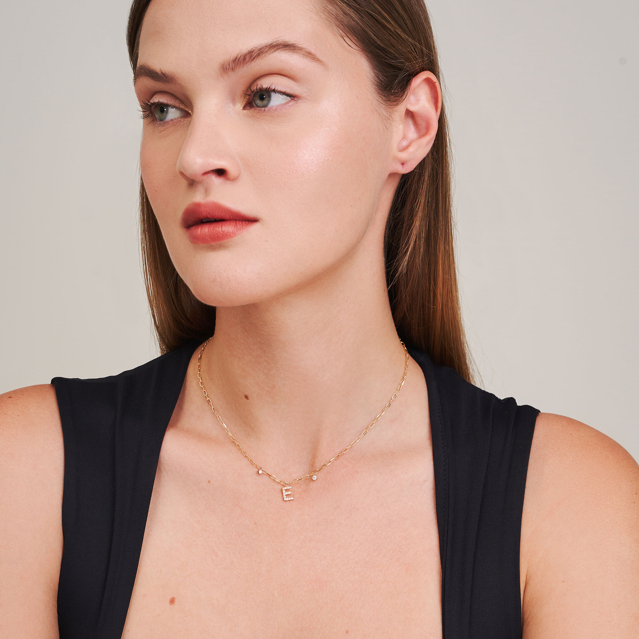 m29n8 letter 2 diamond necklace jewels