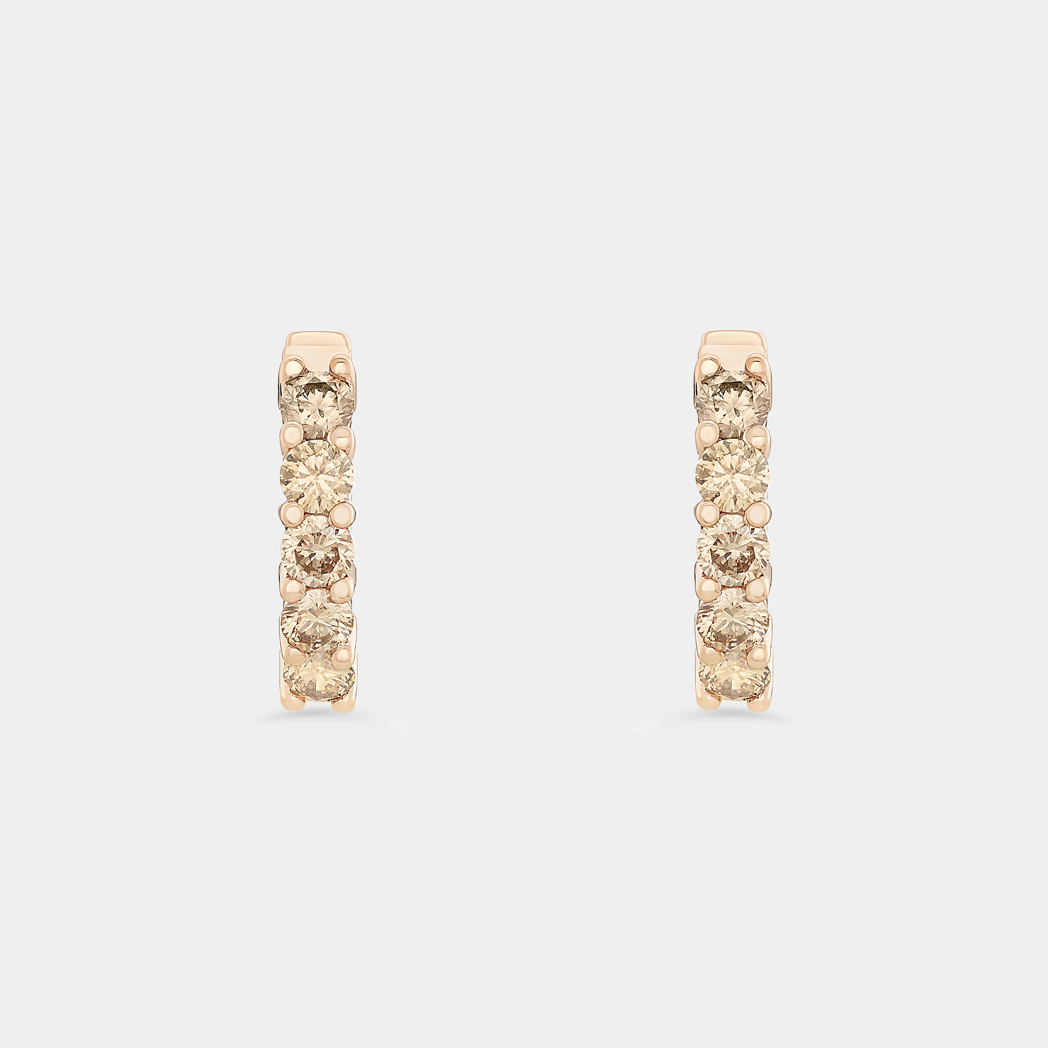 Classic Riviera Hoop Earrings Brown