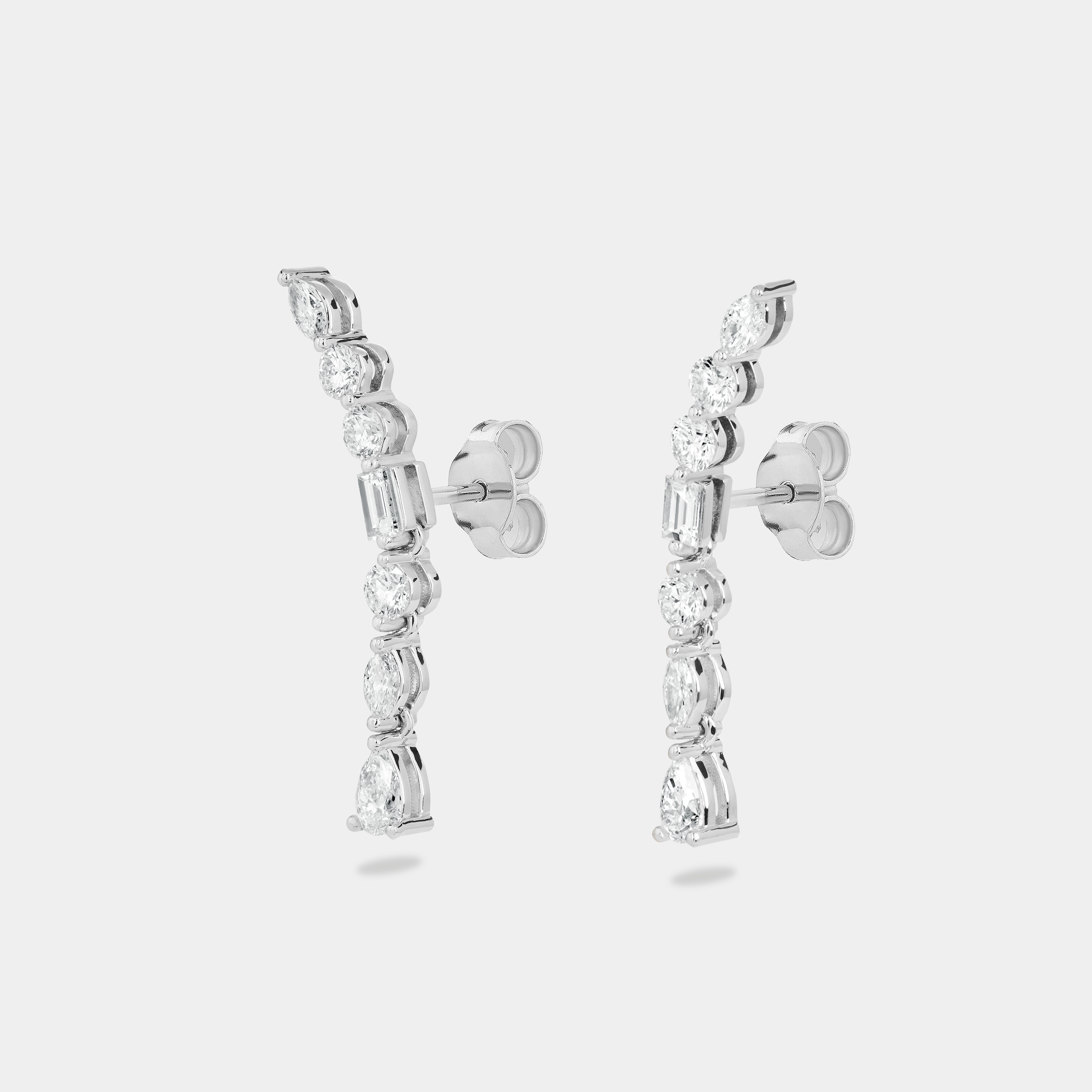 Boucles d'oreilles Pear and Shape Cascade Earrings