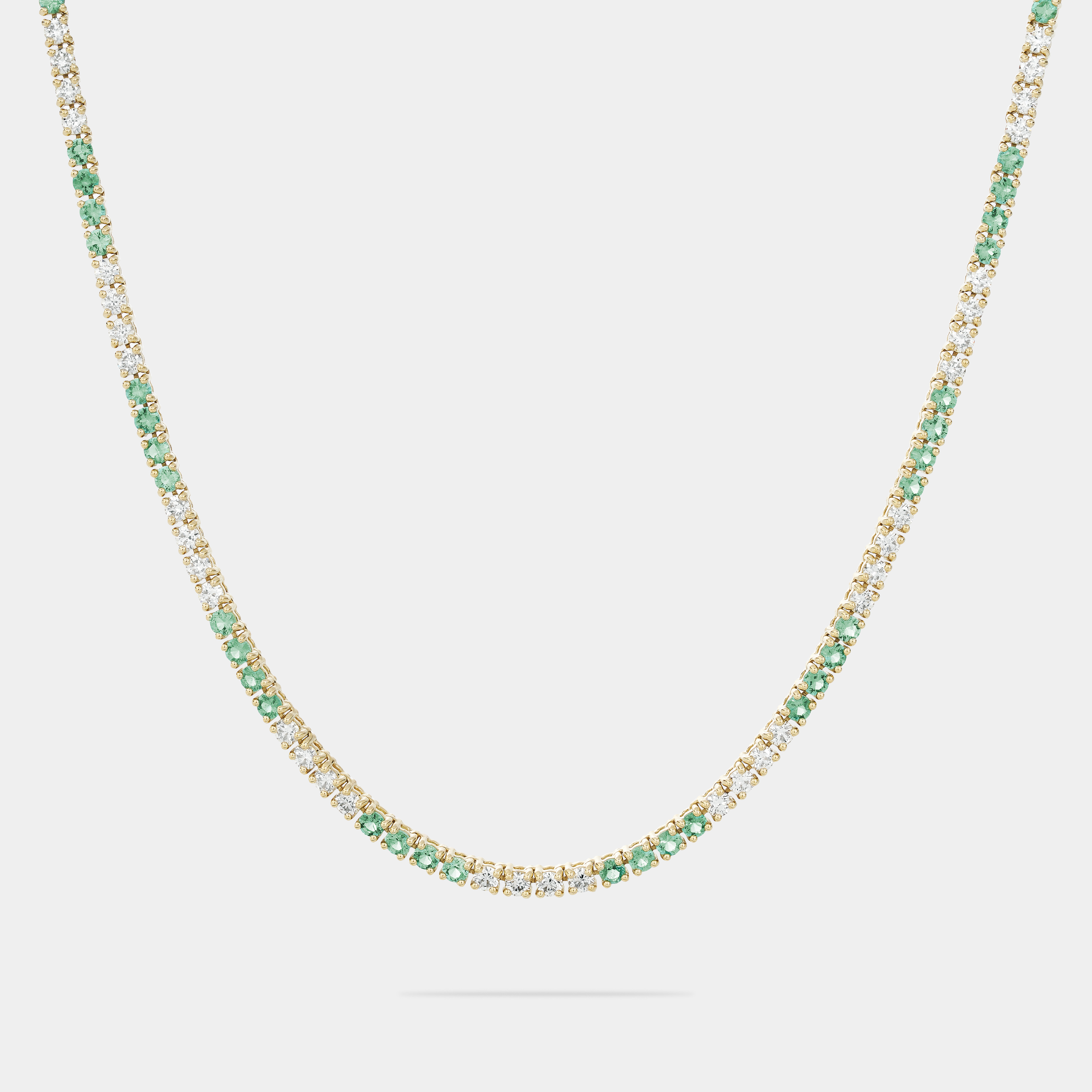 m6n4e classic riviera emerald necklace jewels
