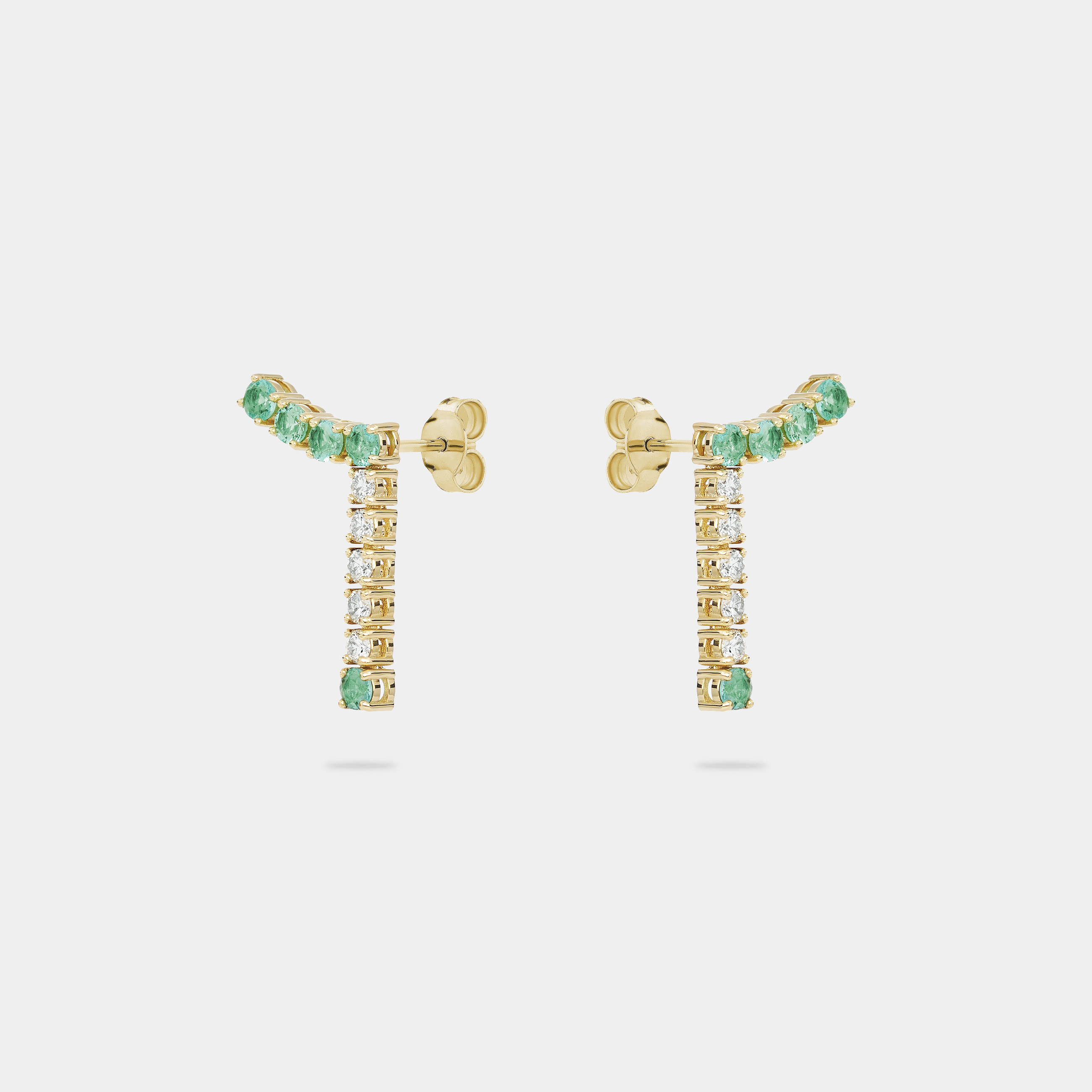 Boucles d'oreilles Classic Riviera Emerald Errings