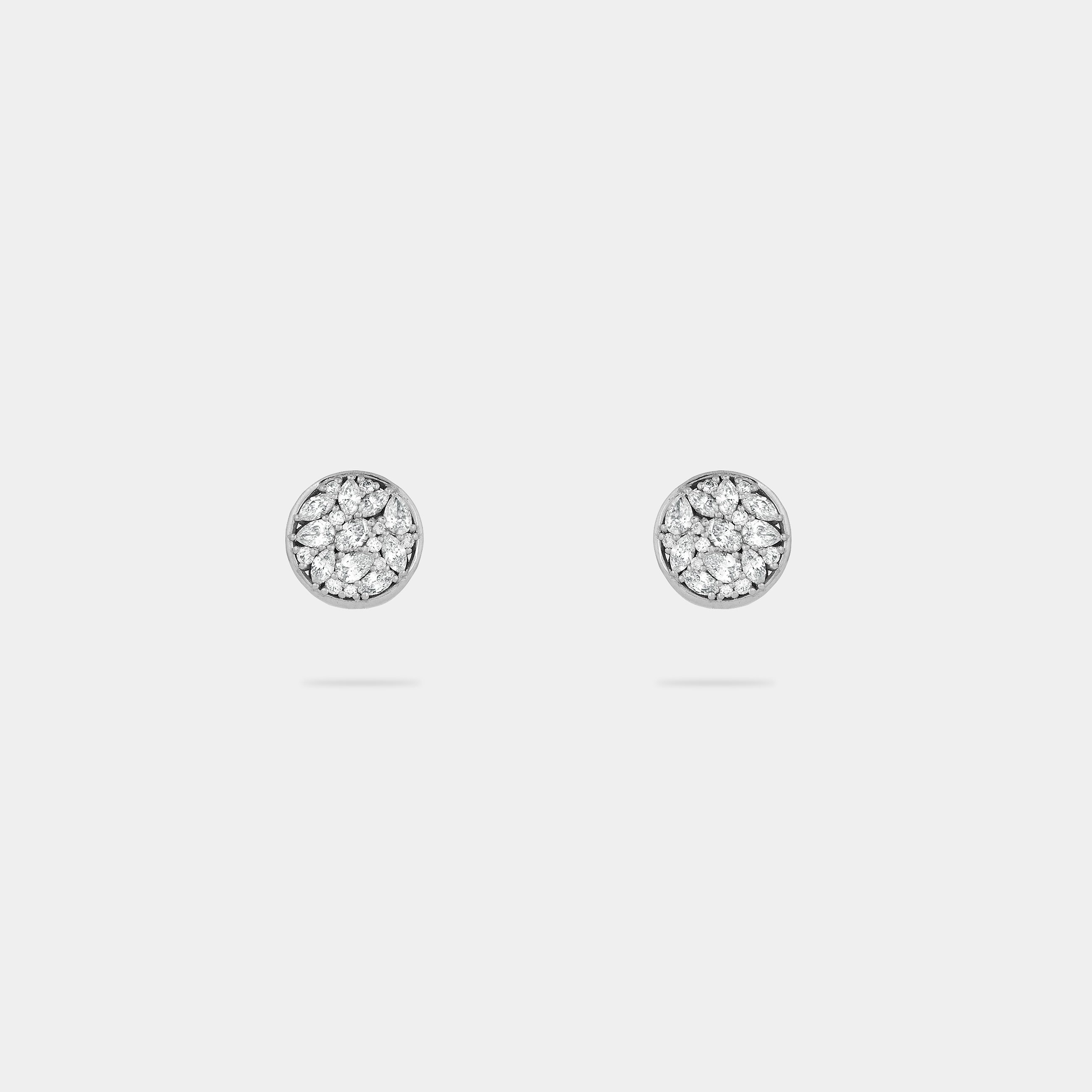 Brincos Round Signet 2-em-1 Drop