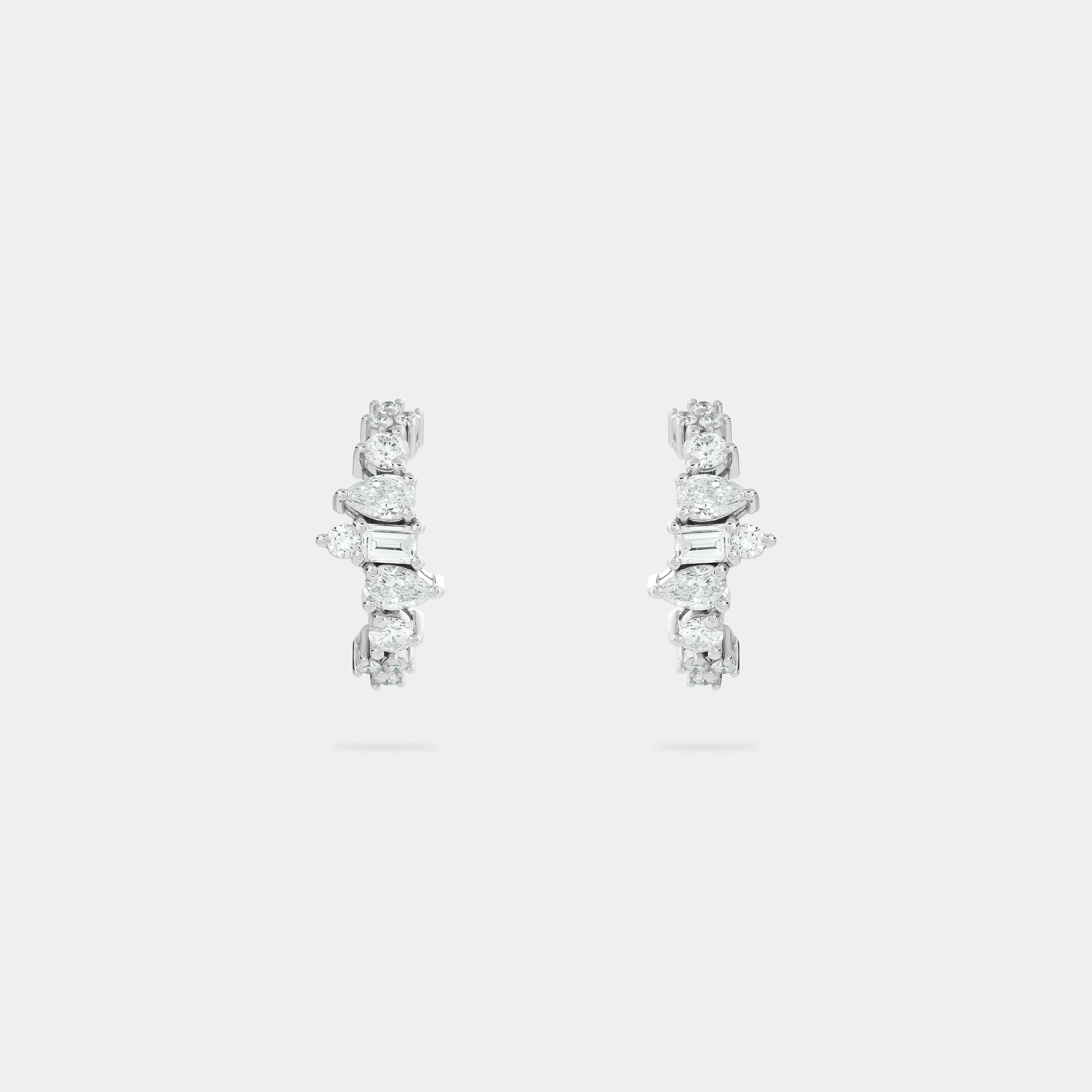 m2e6 pear and shape hoop earrings jewels