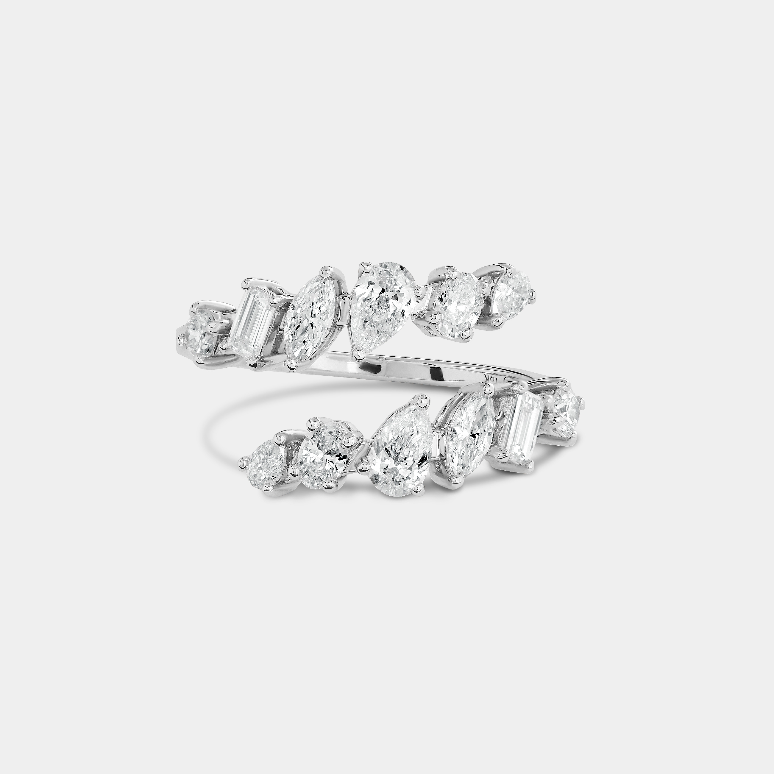 Multi Shape Diamonds Ring II