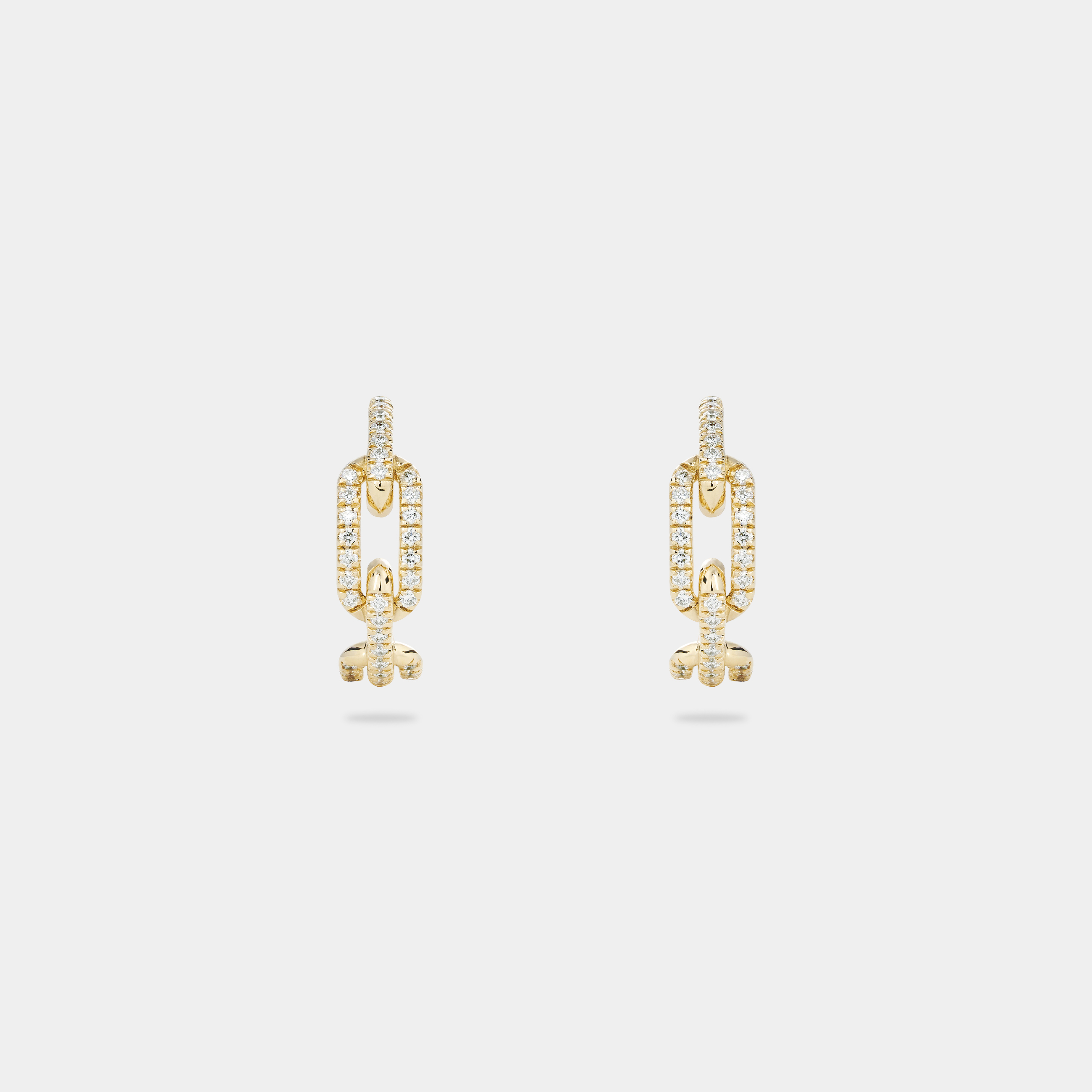 Link Chain Hoop Earrings 