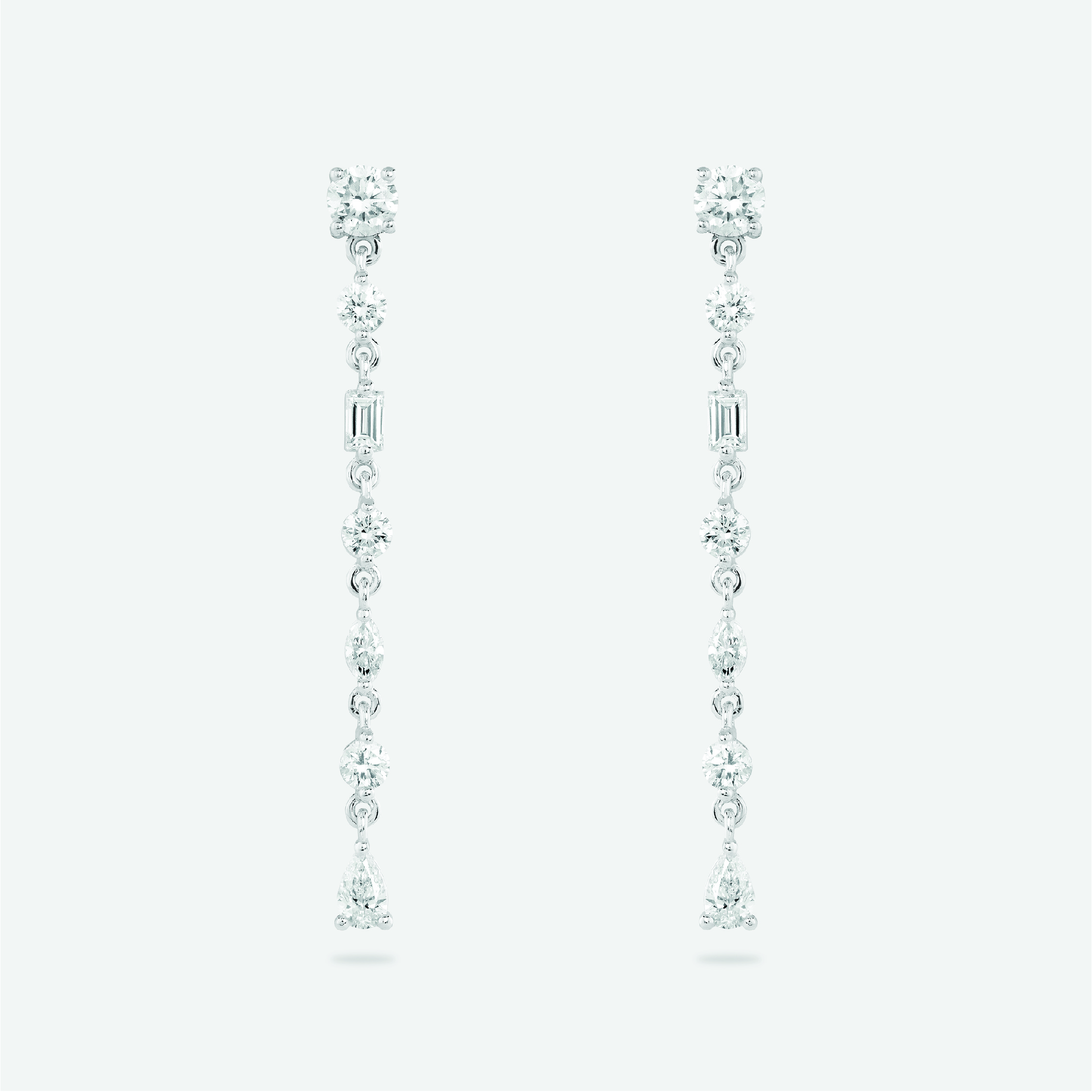 mc2e3 one row earrings jewels