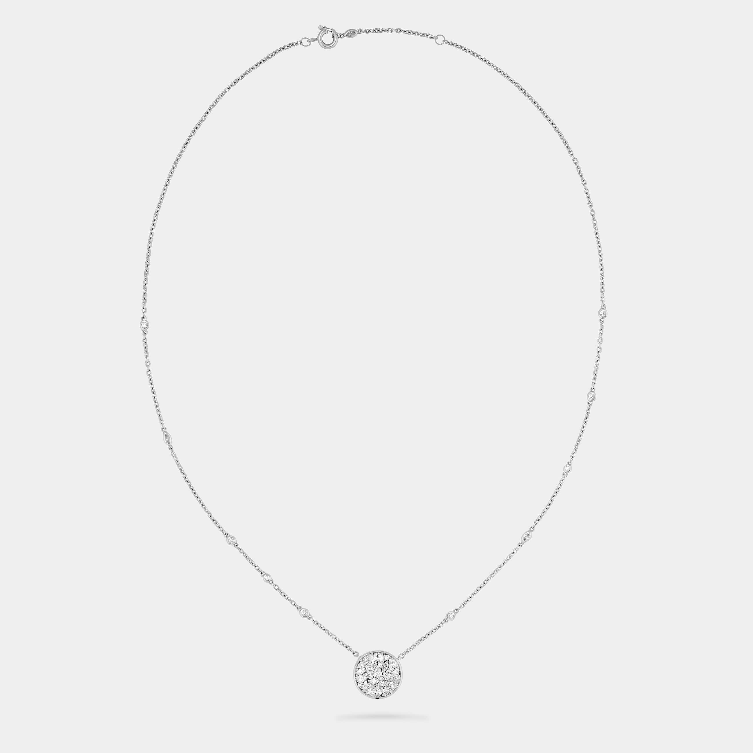 Round Signet Necklace