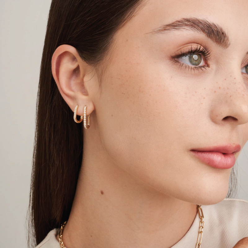 mc7e3 links collection single big hoop earrings jewels