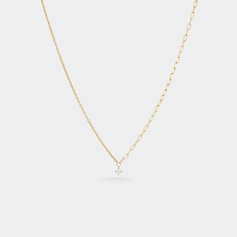 m30n2 delicate solitaire mix necklace jewels