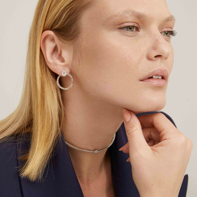 m33e2 medusa brown earrings jewels