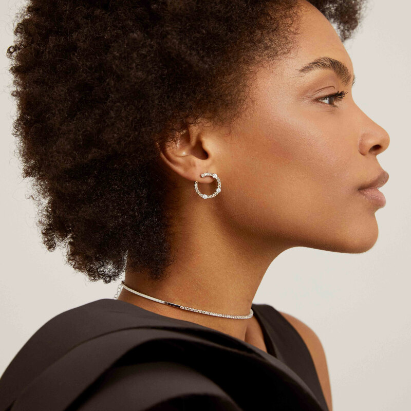 m32e2 embrace brown earrings jewels