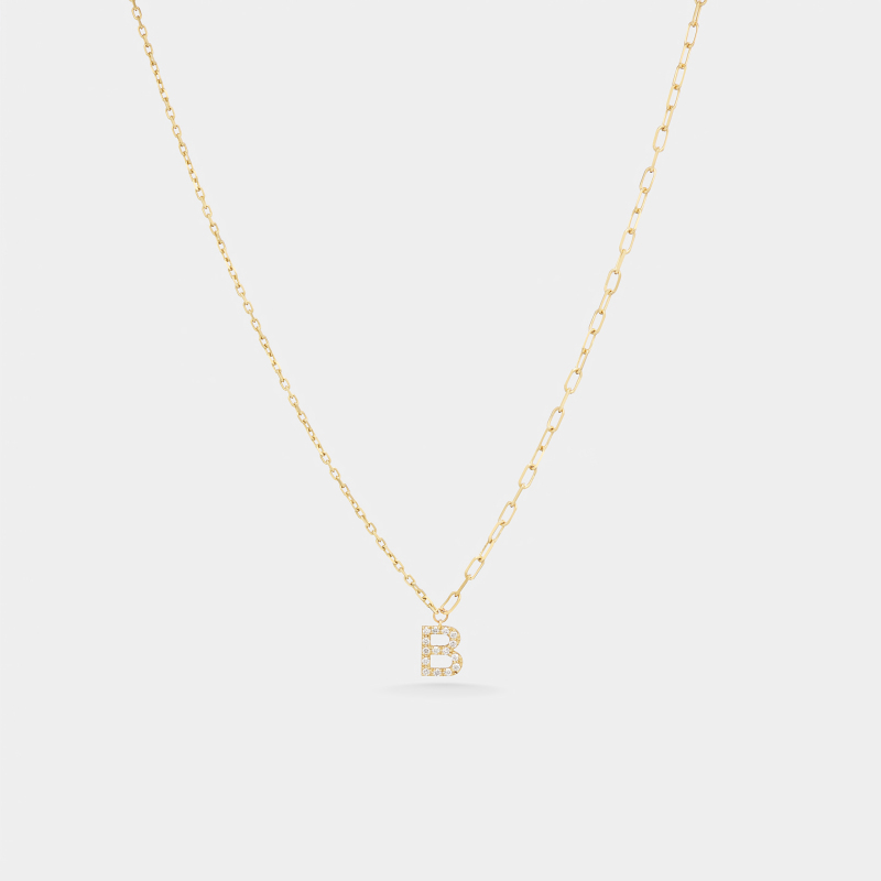 m29n4 letter mix necklace jewels