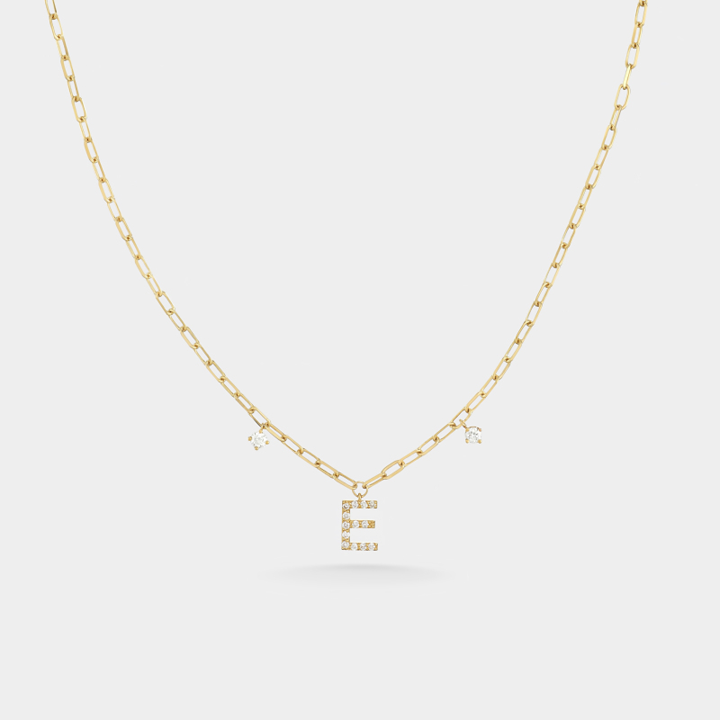 m29n8 letter 2 diamond necklace jewels