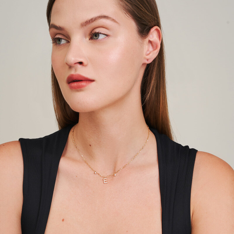 m29n8 letter 2 diamond necklace jewels