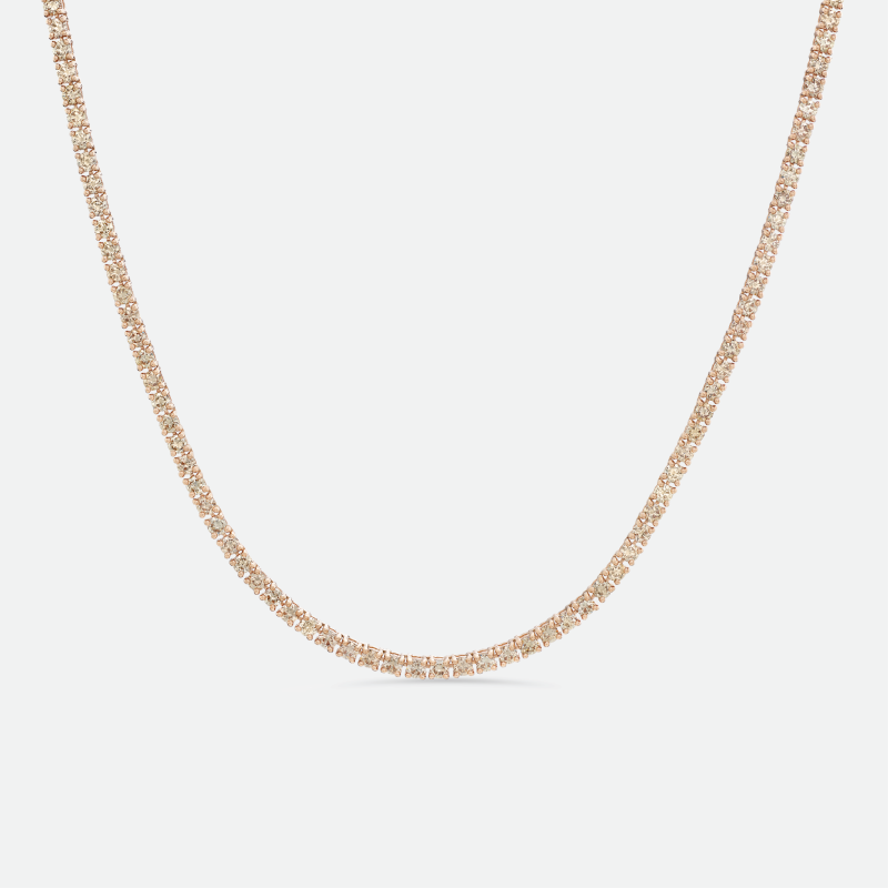 h14n2 classic riviera necklace brown m jewels