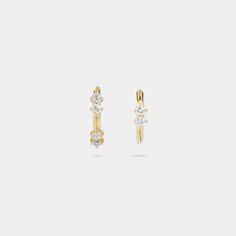 m19e4 minimal round huggies jewels