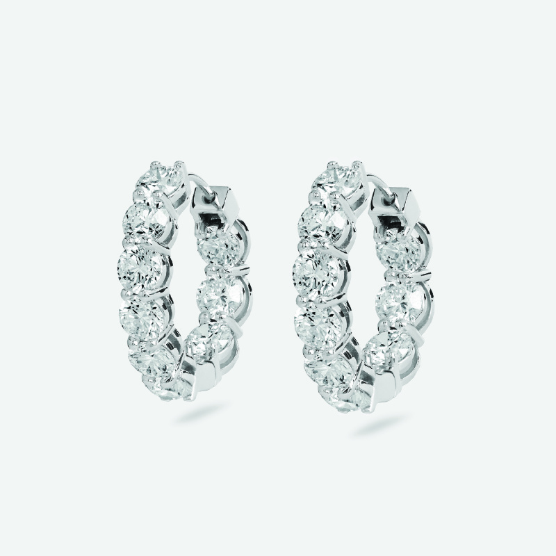 mc1roh round diamond hoop earrings jewels